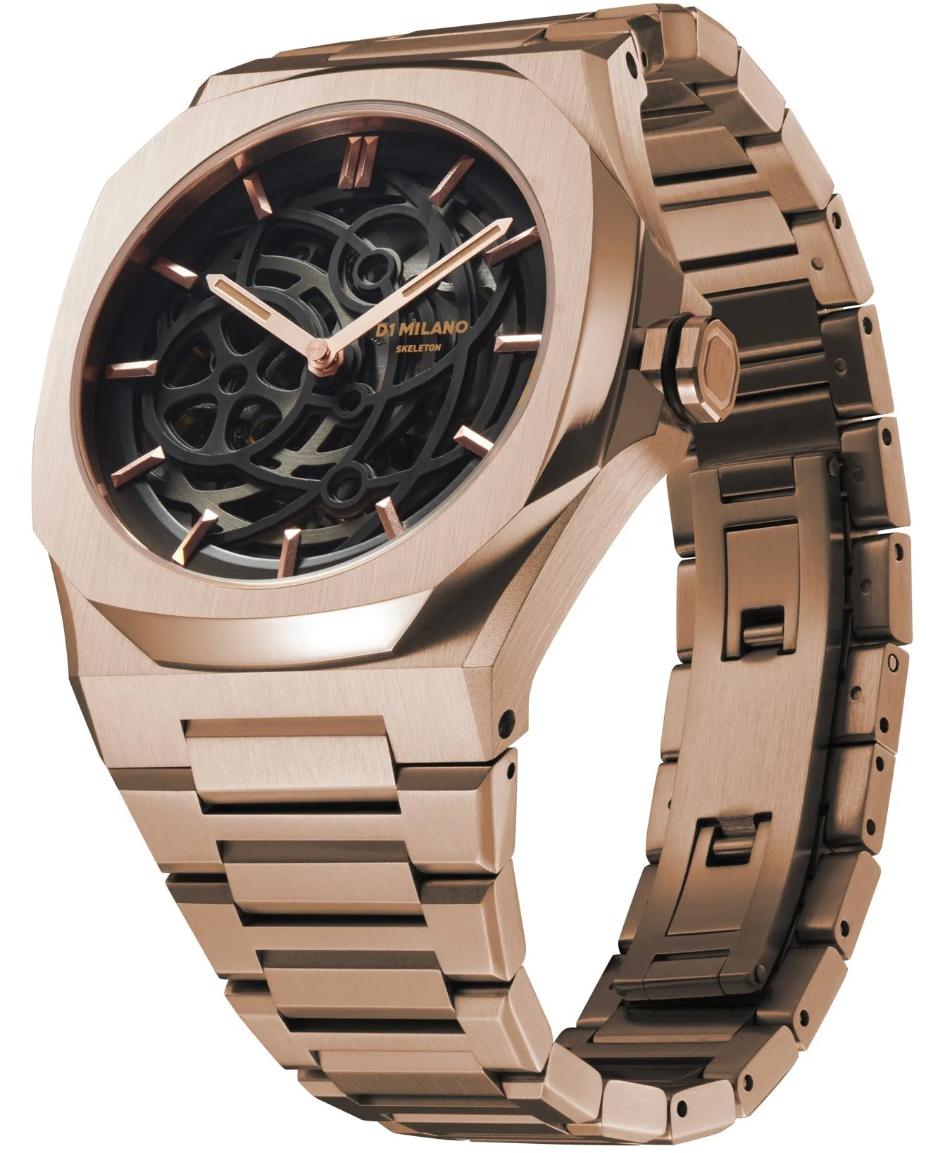 D1 Milano Skelett Roségold-Uhr Schmuck_D1 Milano_Uhren