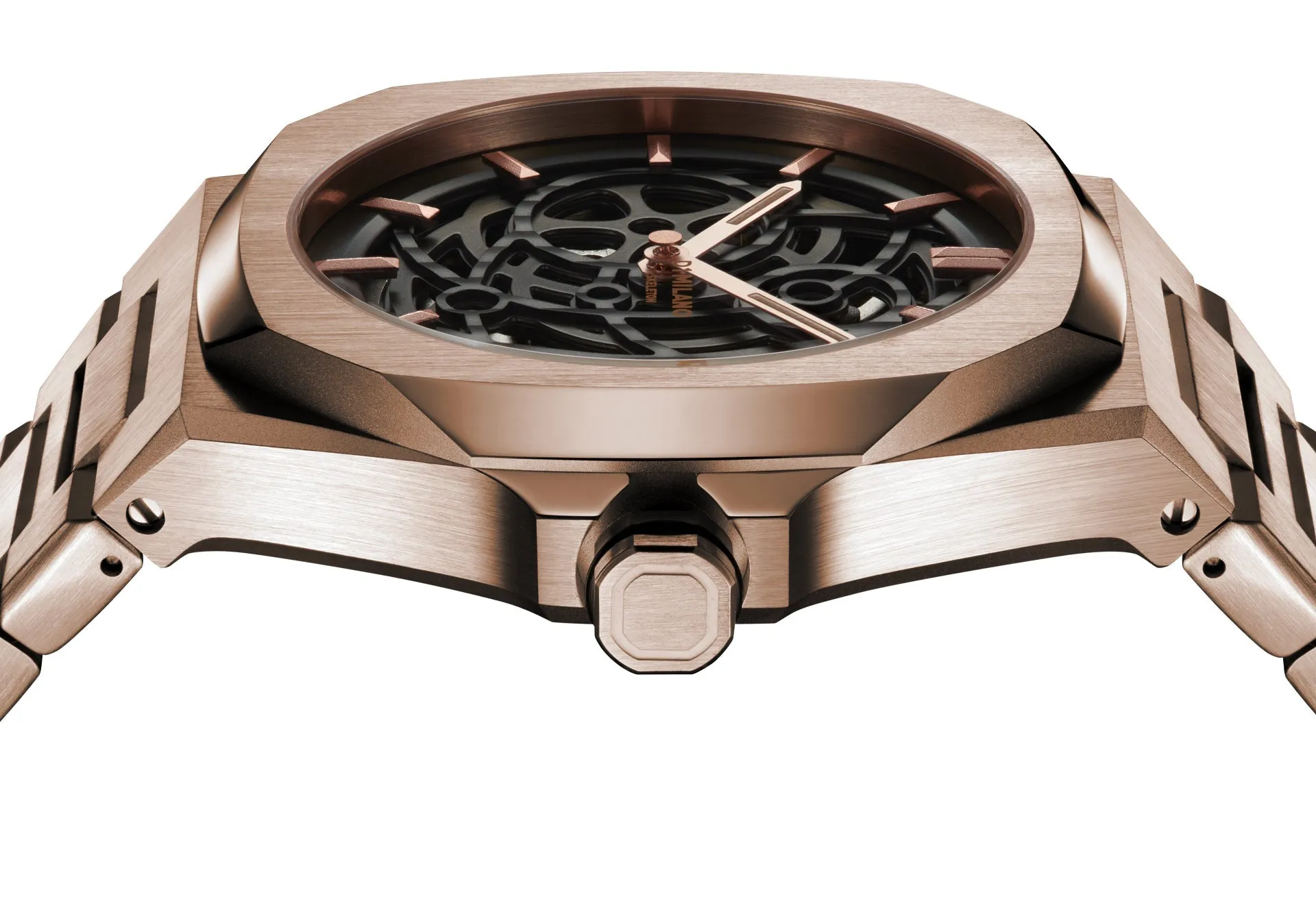 D1 Milano Skelett Roségold-Uhr Schmuck_D1 Milano_Uhren