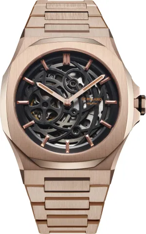 D1 Milano Skelett Roségold-Uhr Schmuck_D1 Milano_Uhren