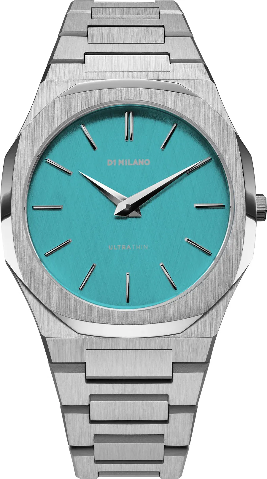 D1 Milano Ultra Dünnes Hellblaues Leinen-Uhrenschmuck_D1 Milano_Uhren