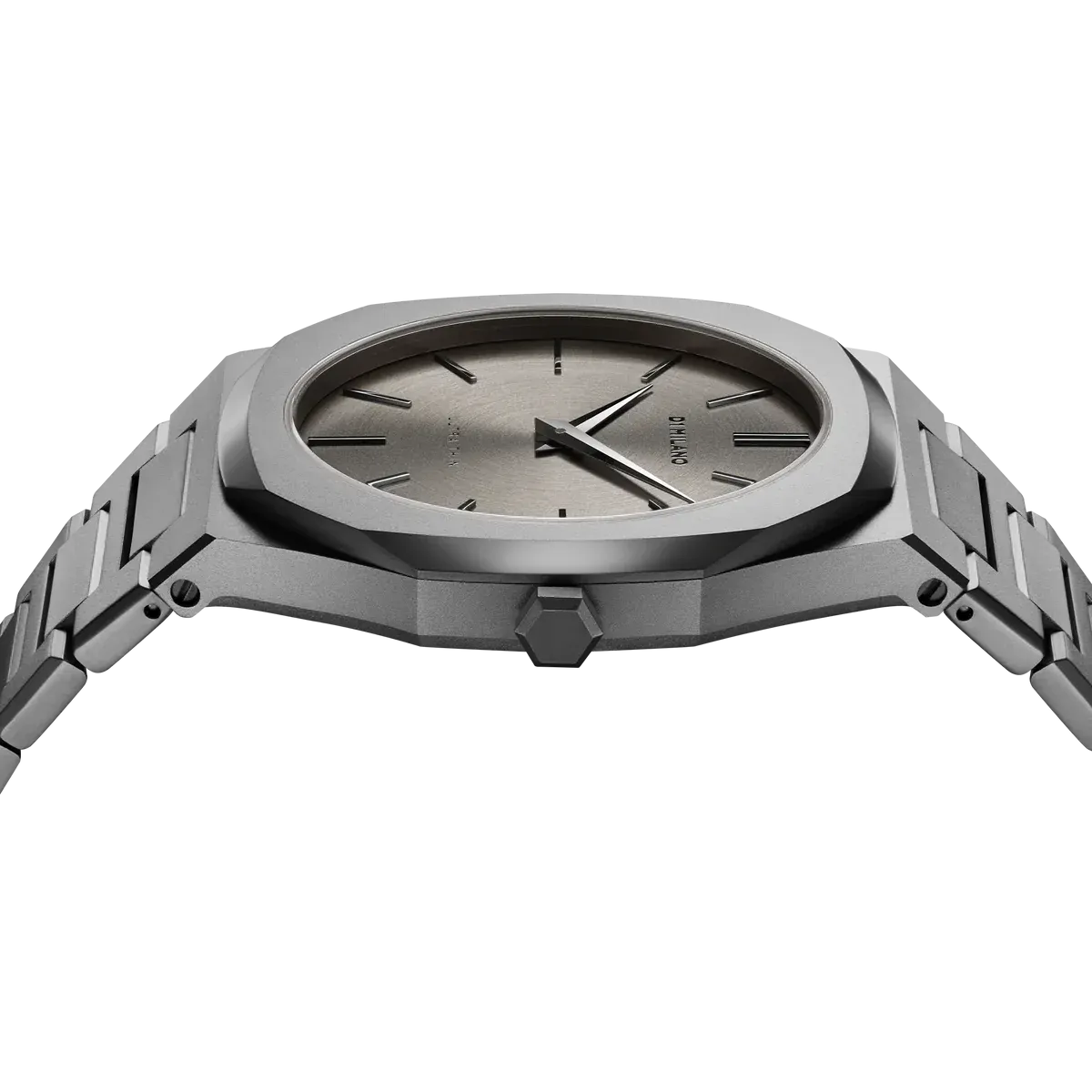 D1 Milano Ultraflaches Monoblock-Uhrenschmuckstück in Anthrazit_D1 Milano_Uhren