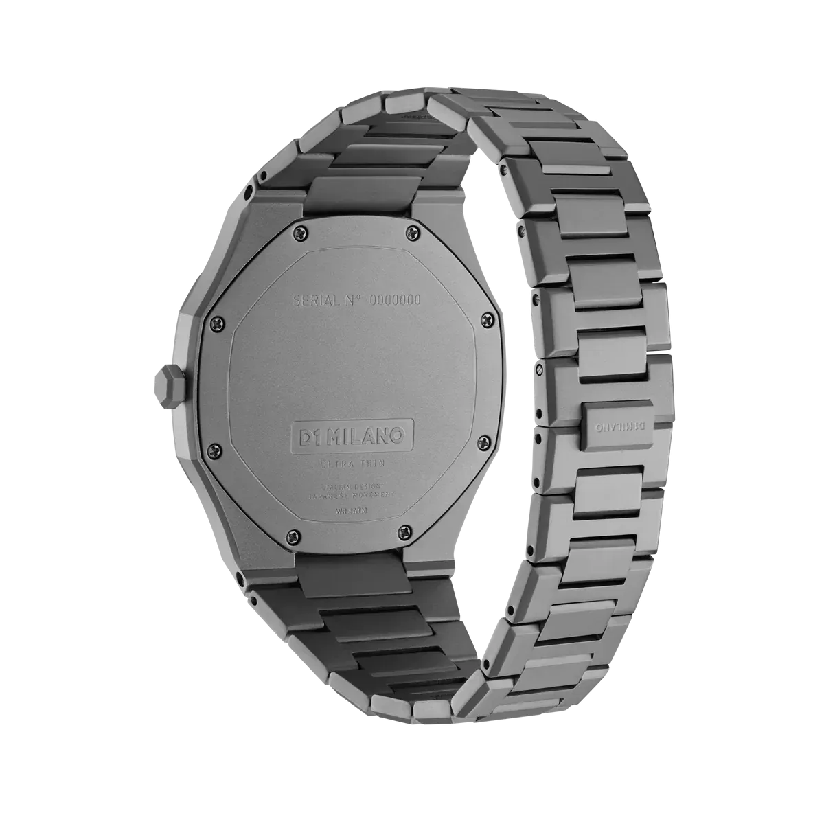D1 Milano Ultraflaches Monoblock-Uhrenschmuckstück in Anthrazit_D1 Milano_Uhren