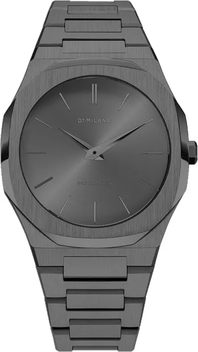 D1 Milano Ultraflaches Monoblock-Uhrenschmuckstück in Anthrazit_D1 Milano_Uhren