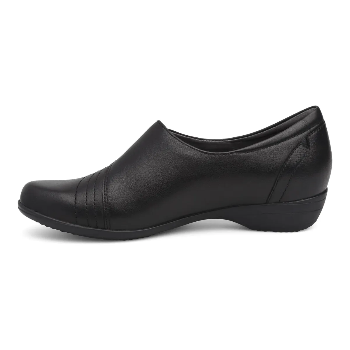 Dansko Damen Franny Schwarz Geschliffenes Nappa