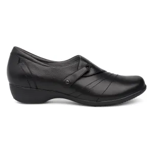 Dansko Damen Franny Schwarz Geschliffenes Nappa