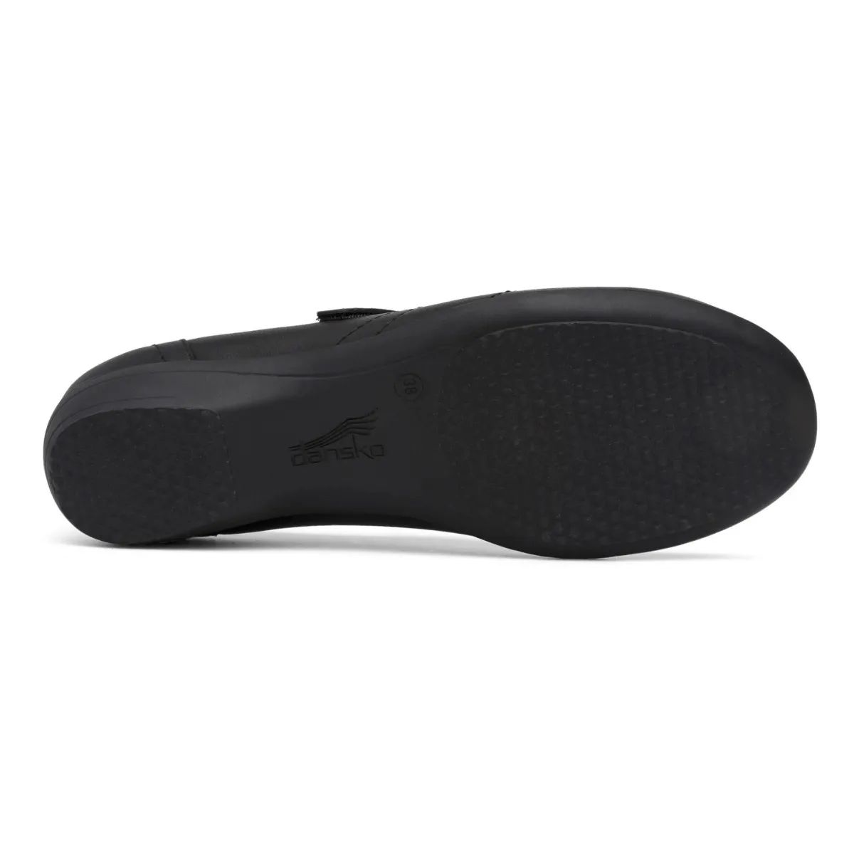 Dansko Damen Franny Schwarz Geschliffenes Nappa