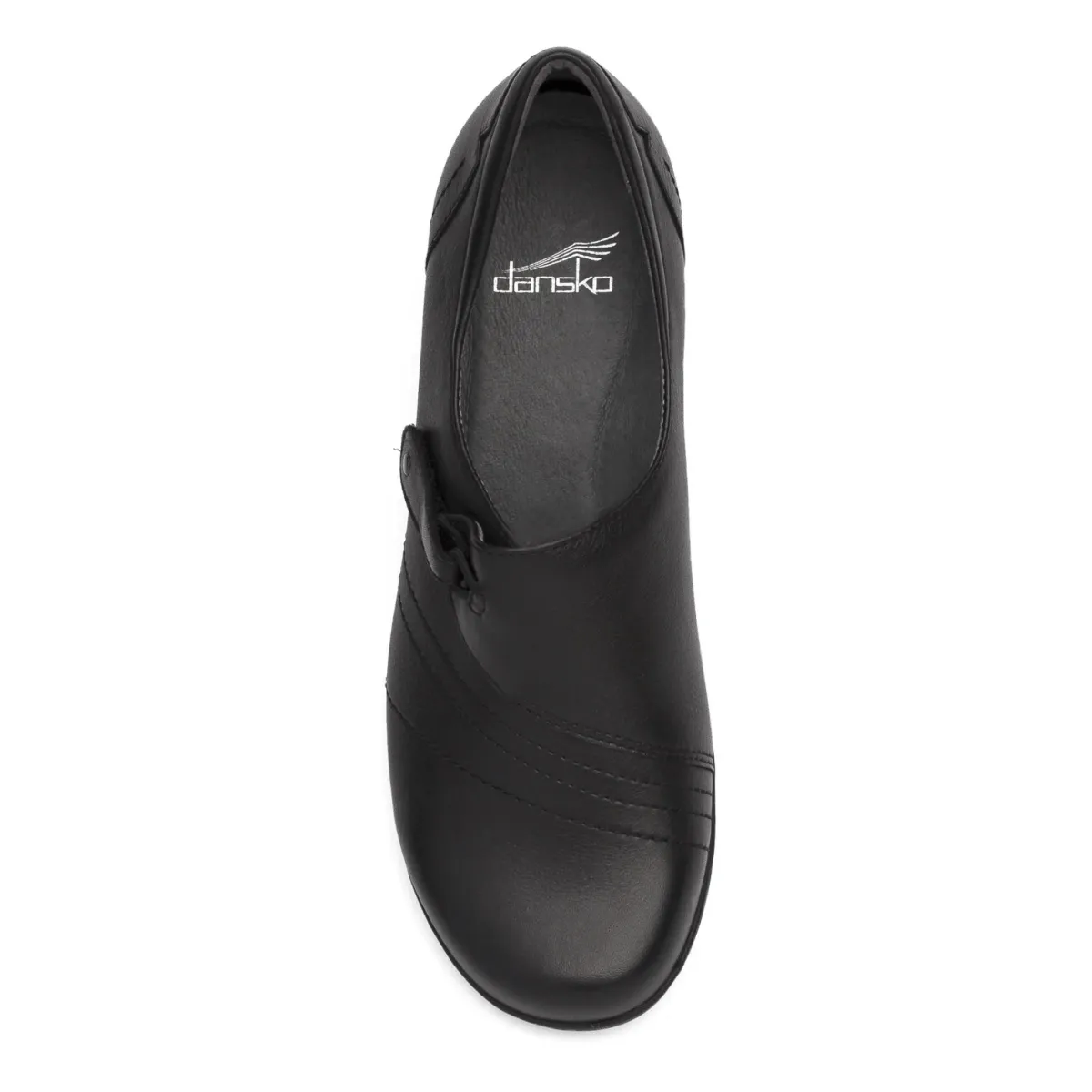 Dansko Damen Franny Schwarz Geschliffenes Nappa