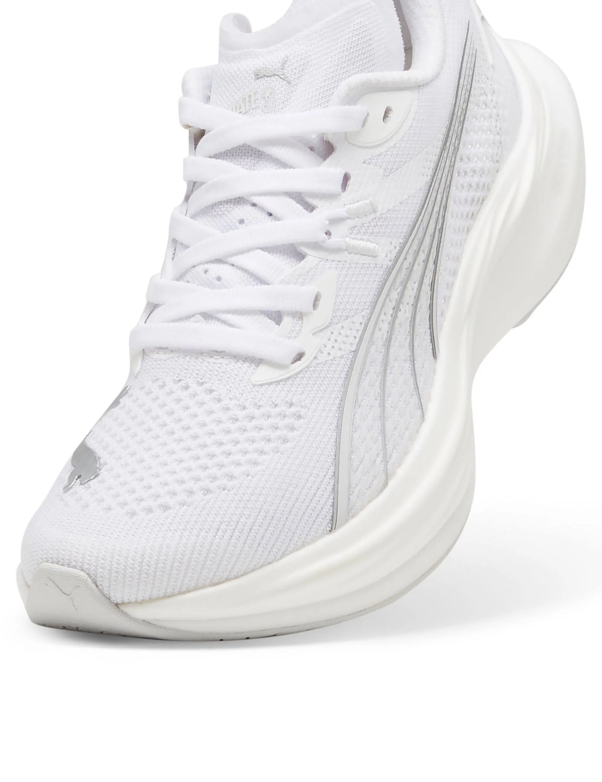 Deviate NITRO 3 Laufschuhe - Weiß/Feder Grau/Silber