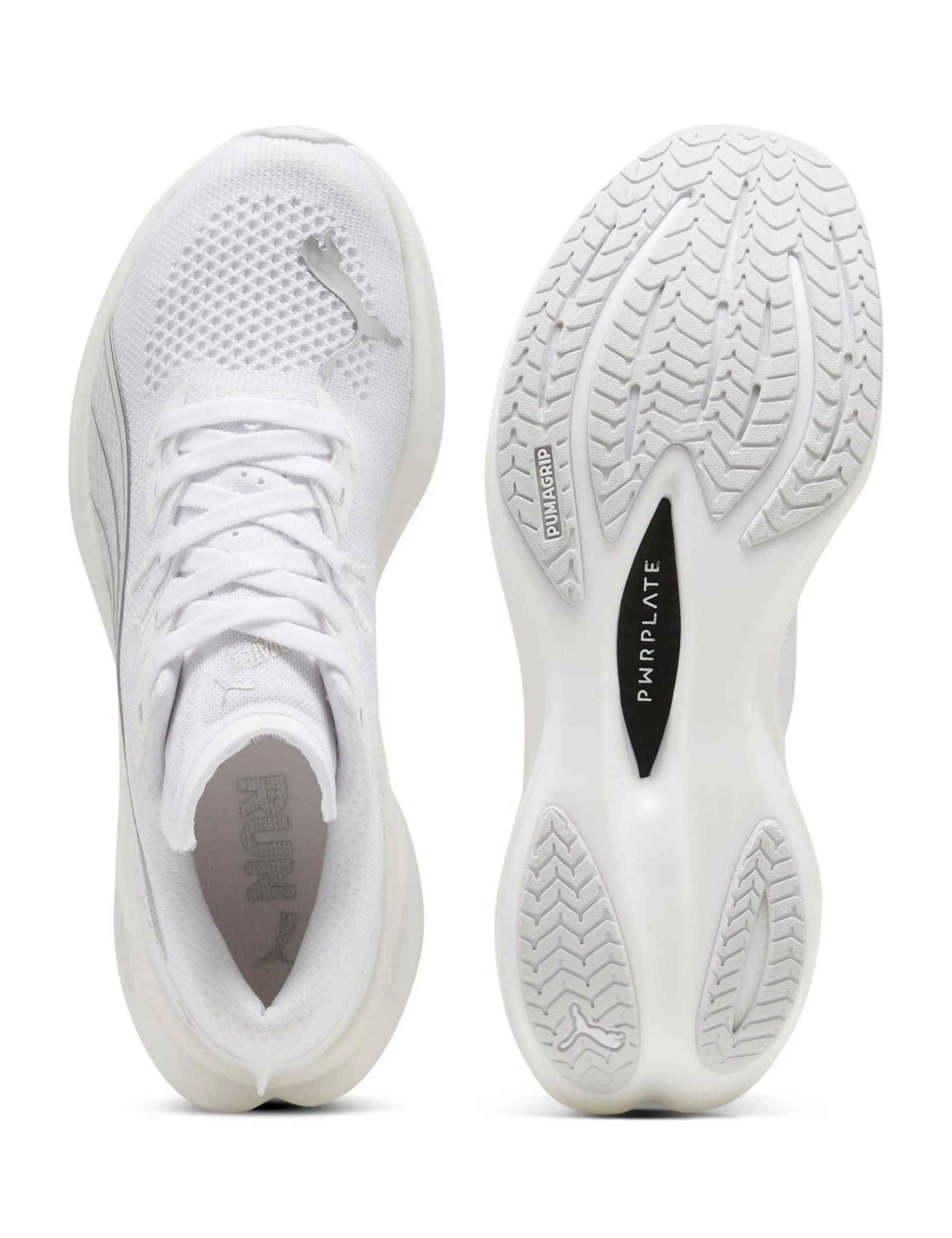 Deviate NITRO 3 Laufschuhe - Weiß/Feder Grau/Silber