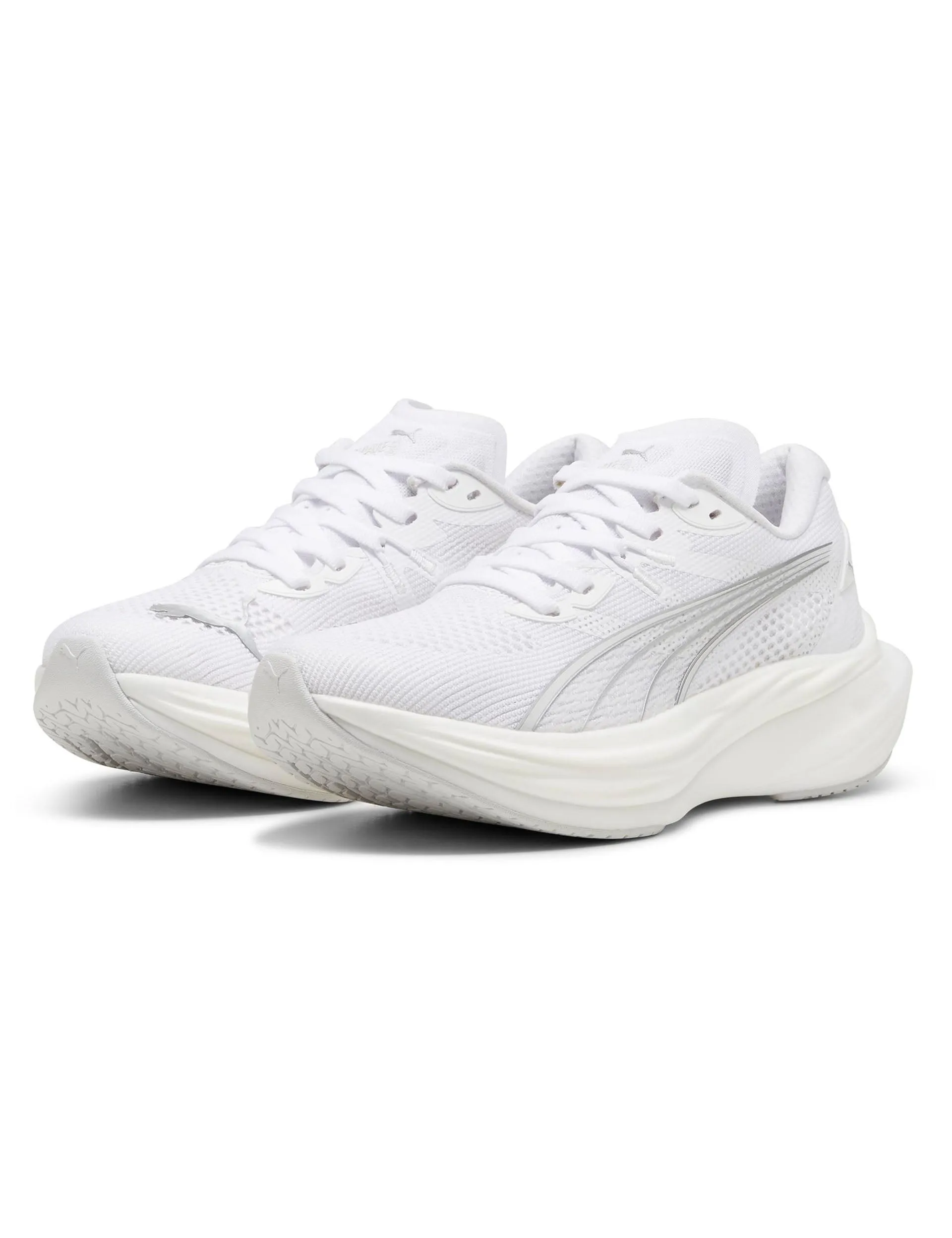 Deviate NITRO 3 Laufschuhe - Weiß/Feder Grau/Silber
