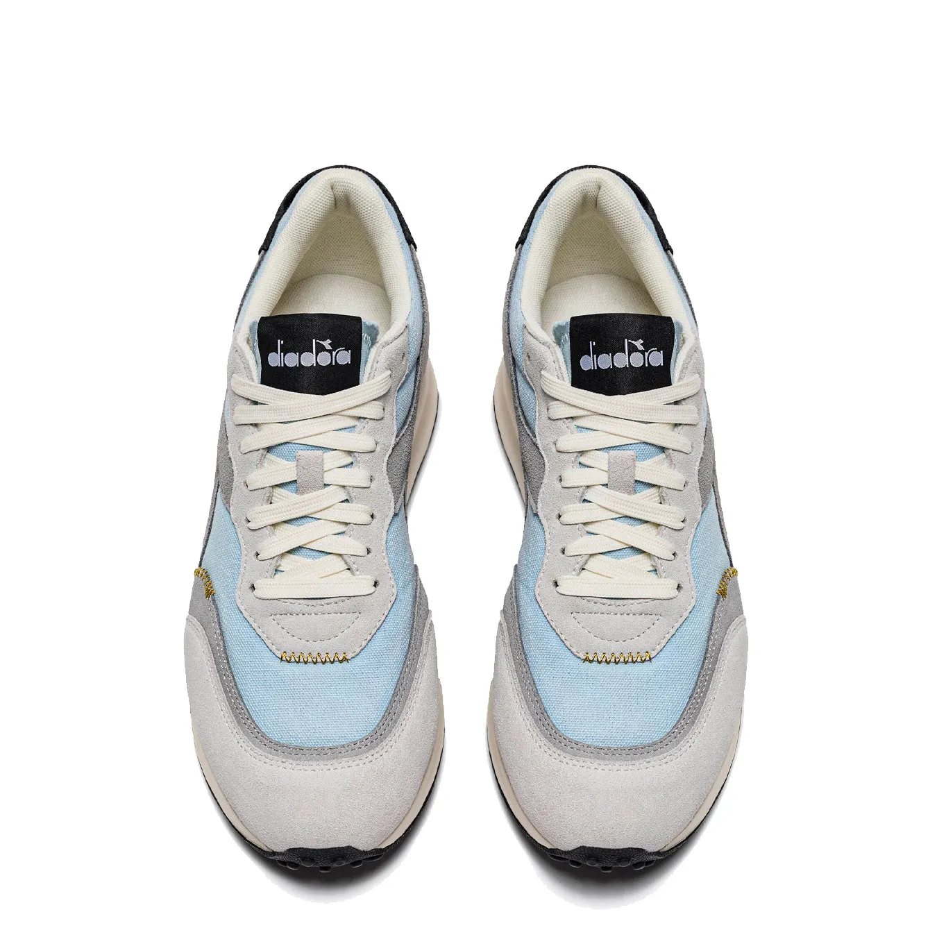 Diadora Damen Race Suede SW Trainer Traumblau / Mondgrau