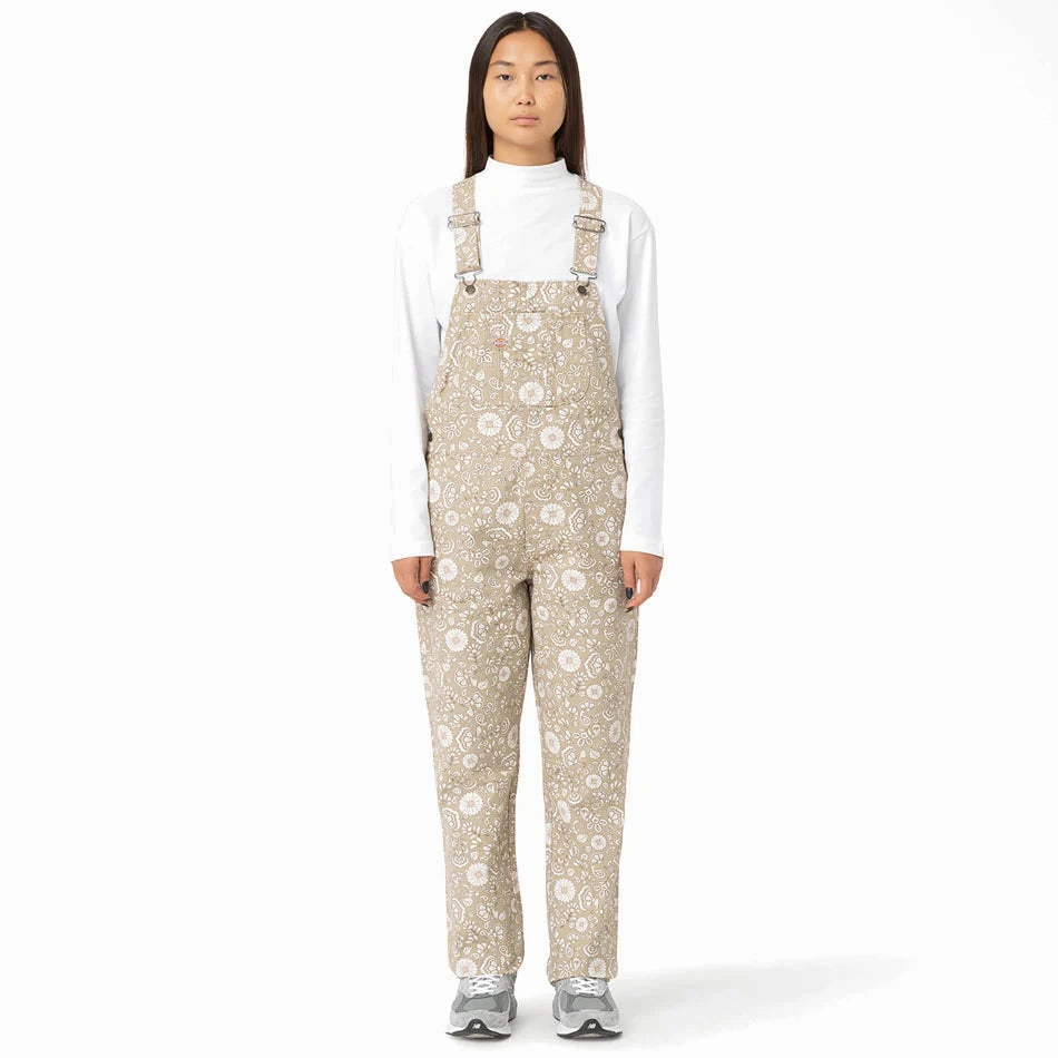 DICKIES - WOMENS ELLIS FLORAL BIB