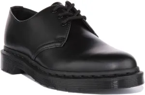 Dr Martens 1461 Mono Schuhe in komplett Schwarz Dr Martens