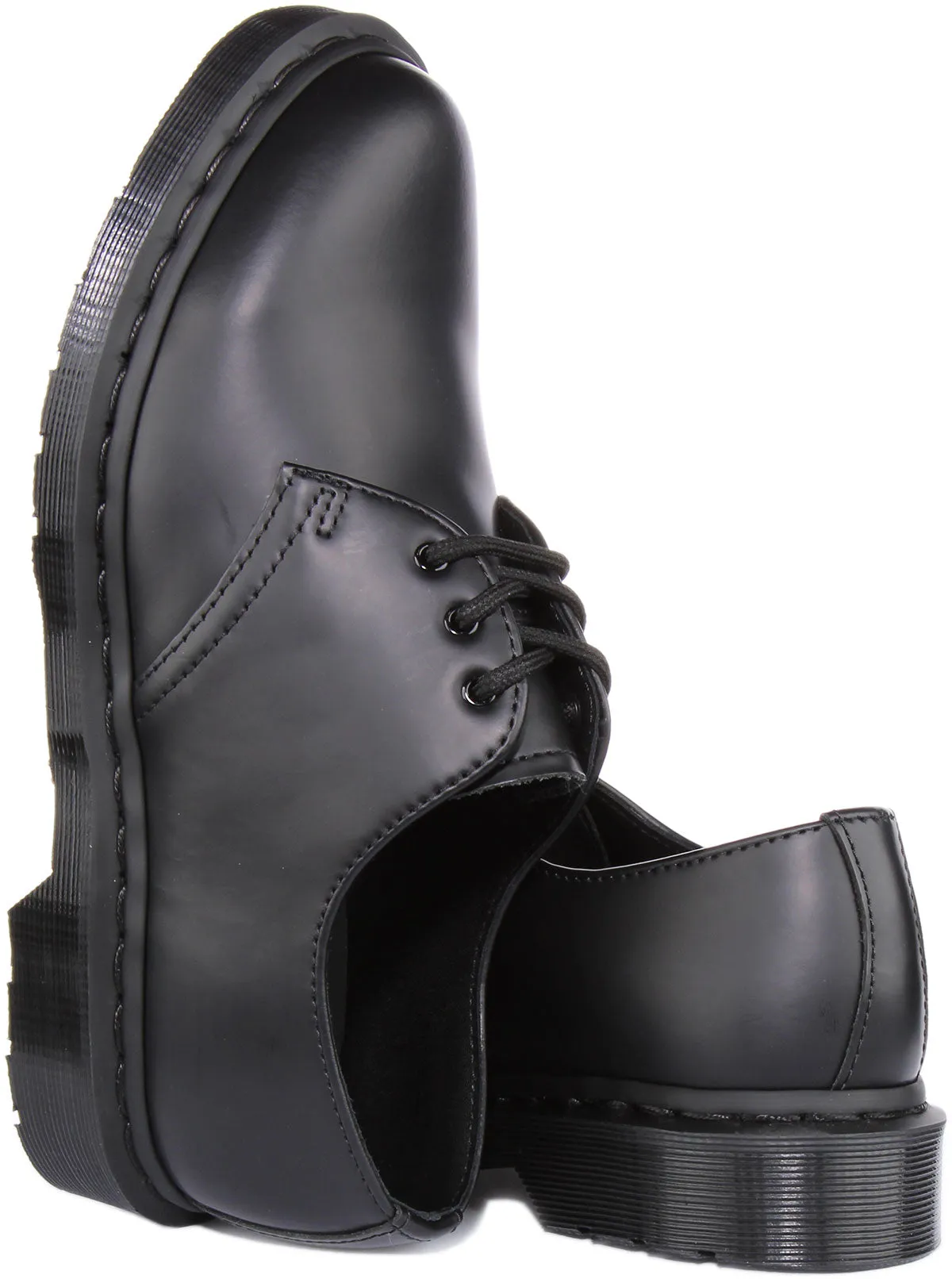 Dr Martens 1461 Mono Schuhe in komplett Schwarz Dr Martens