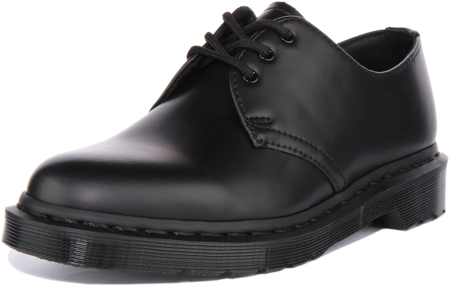 Dr Martens 1461 Mono Schuhe in komplett Schwarz Dr Martens