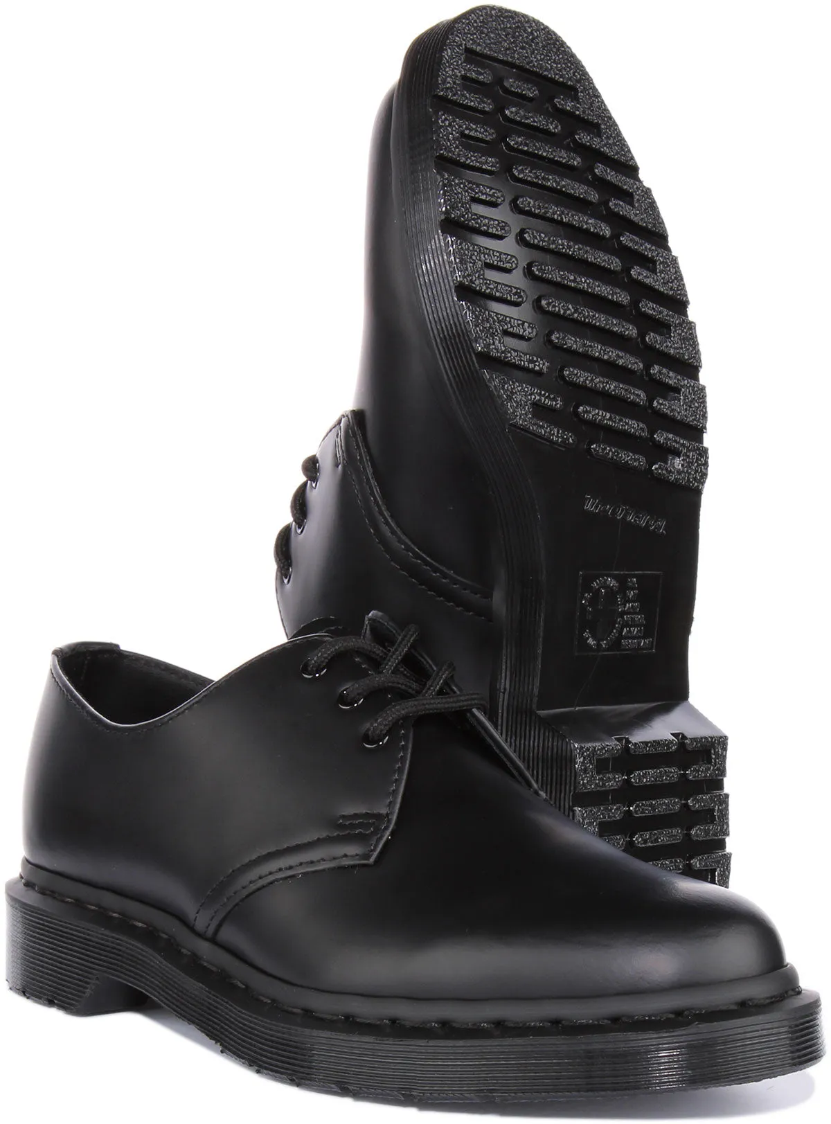 Dr Martens 1461 Mono Schuhe in komplett Schwarz Dr Martens