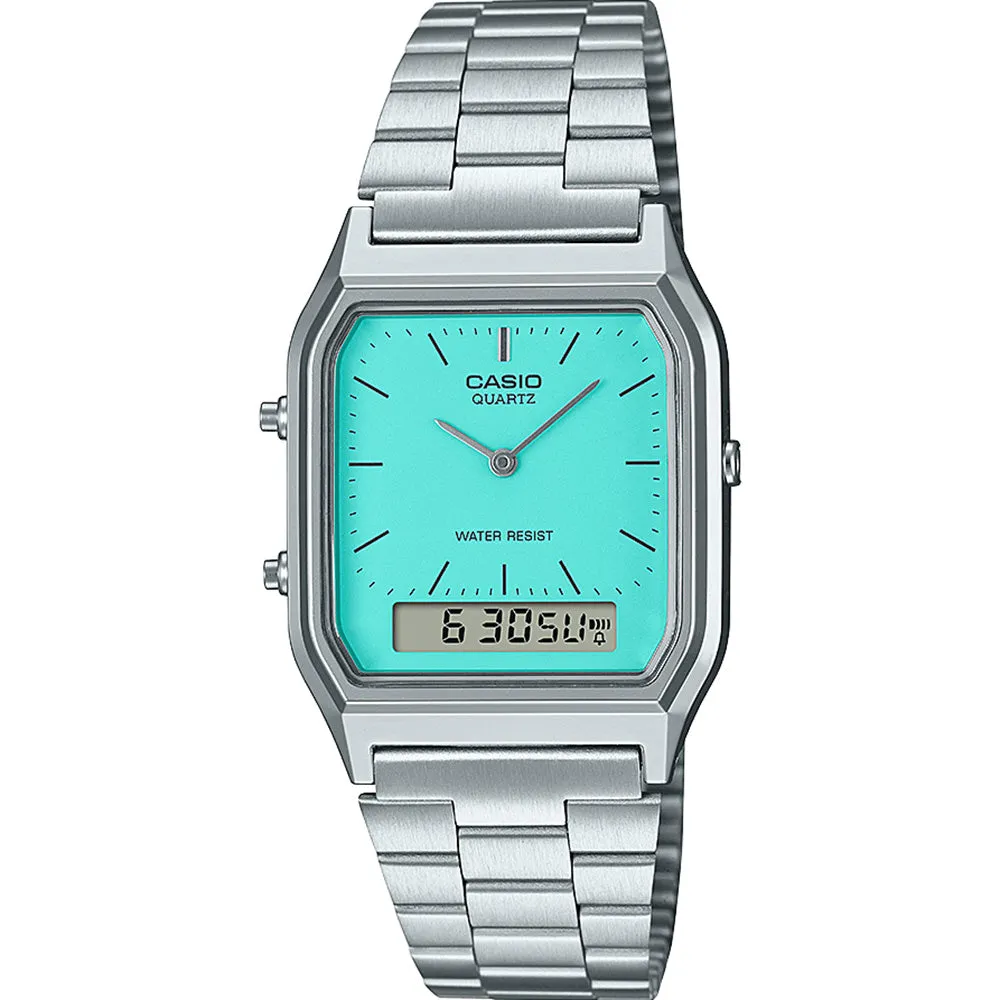 Herrenanzuguhren Casio AQ230A-2A2 Vintage