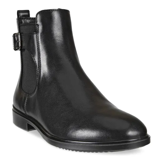 Ecco 209813-01001 Kleid Klassisch 15 Damen Leder Chelsea Stiefel Ecco Schuhe