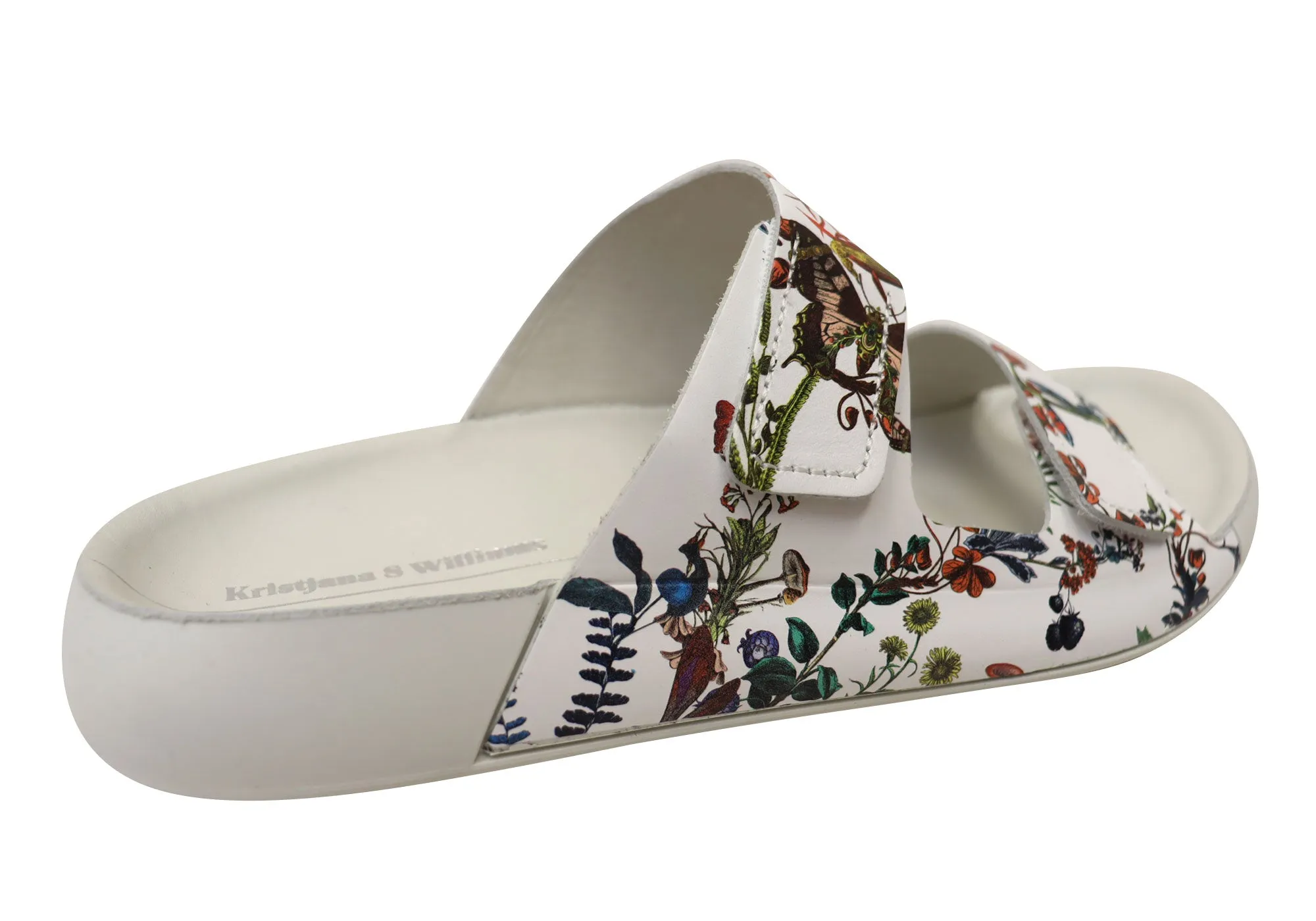 ECCO 2. Cozmo Damen Bequeme Leder 2-Riemen Riemchensandalen ECCO Schuhe