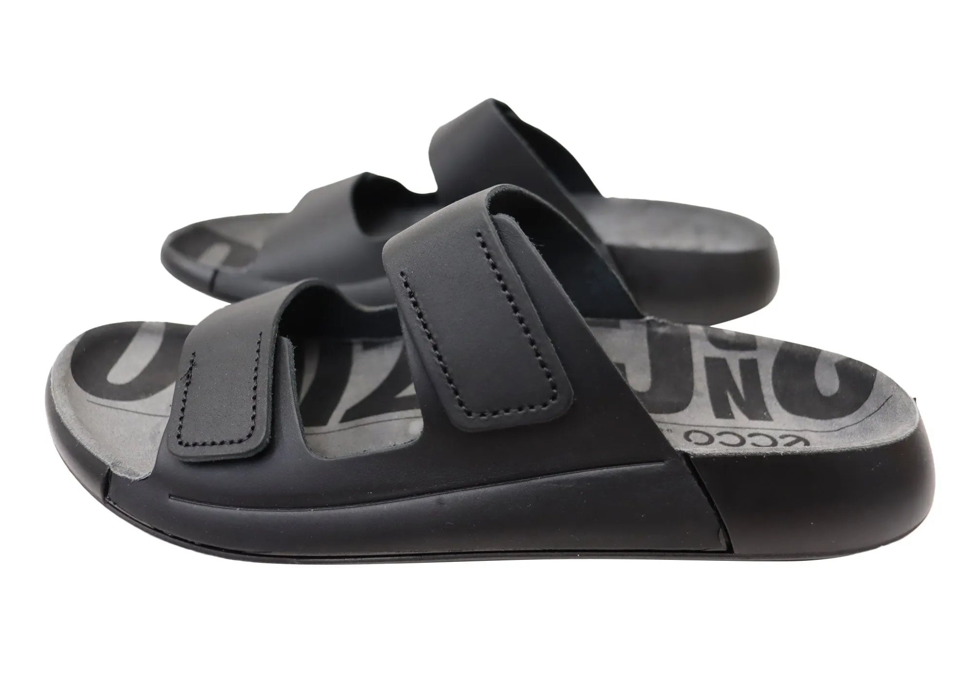 ECCO 2. Cozmo Damen Bequeme Leder 2-Riemen Riemchensandalen ECCO Schuhe
