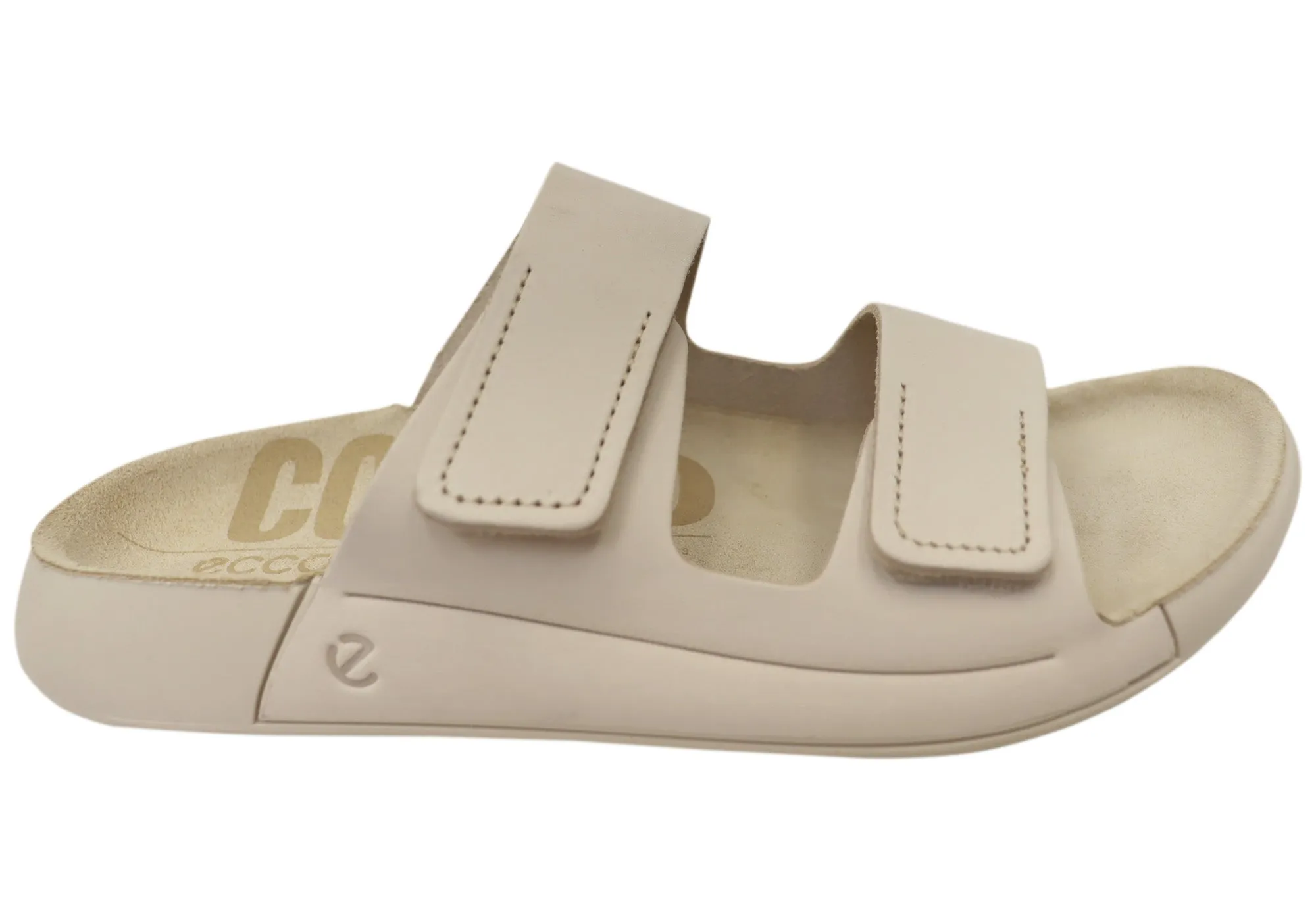 ECCO 2. Cozmo Damen Bequeme Leder 2-Riemen Riemchensandalen ECCO Schuhe