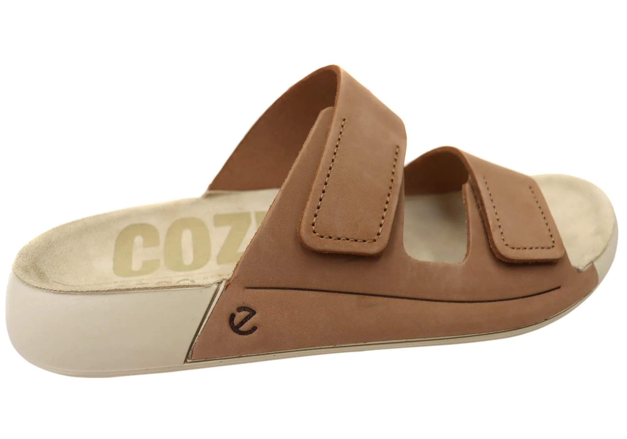 ECCO 2. Cozmo Damen Bequeme Leder 2-Riemen Riemchensandalen ECCO Schuhe