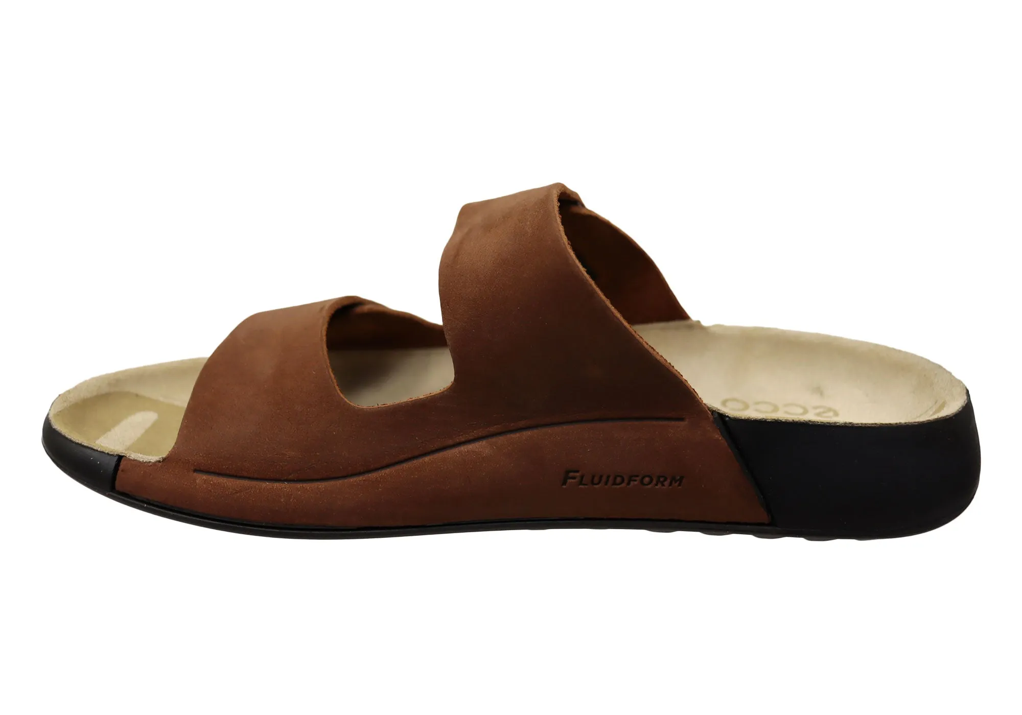 ECCO 2. Cozmo Damen Bequeme Leder 2-Riemen Riemchensandalen ECCO Schuhe