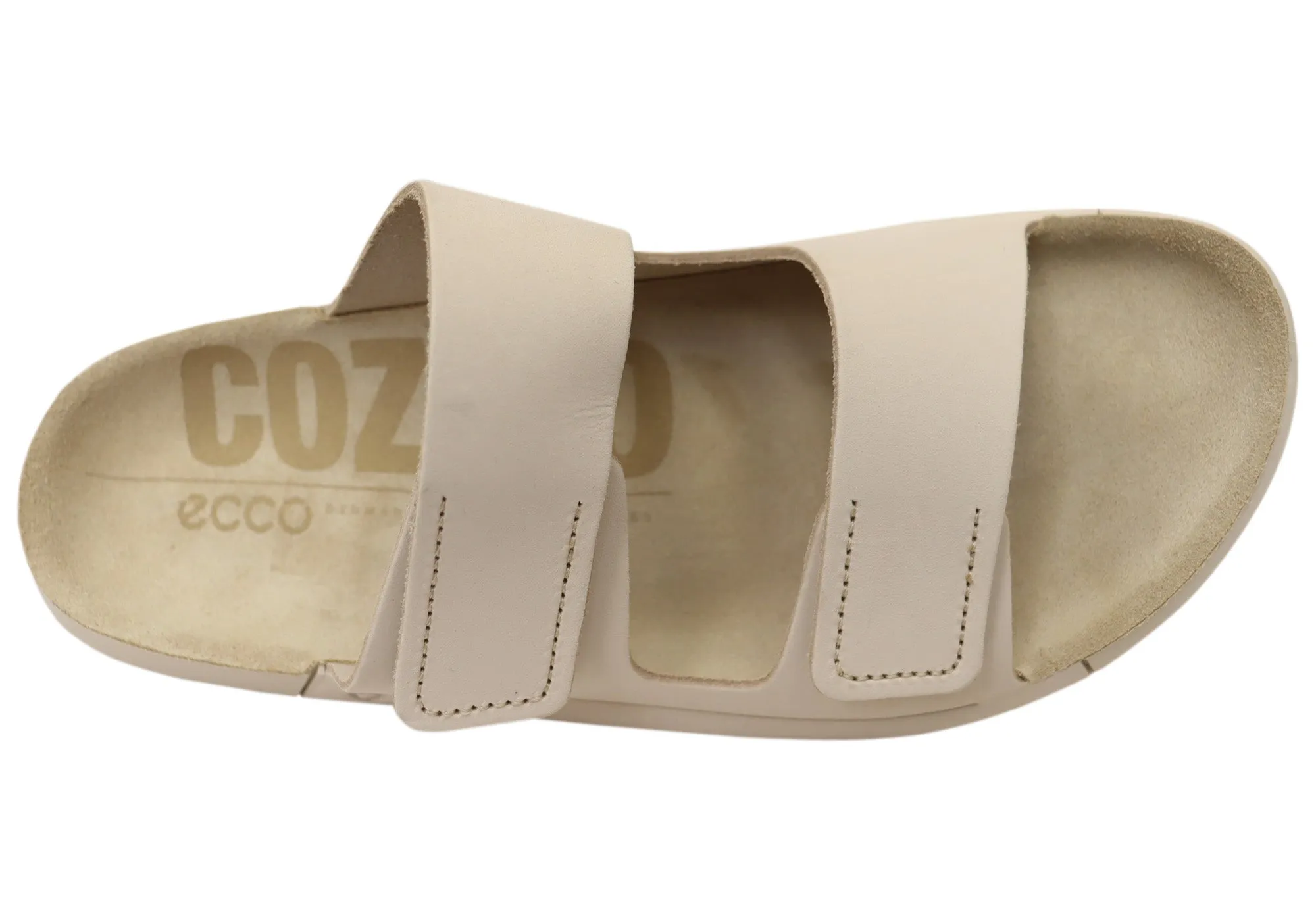 ECCO 2. Cozmo Damen Bequeme Leder 2-Riemen Riemchensandalen ECCO Schuhe