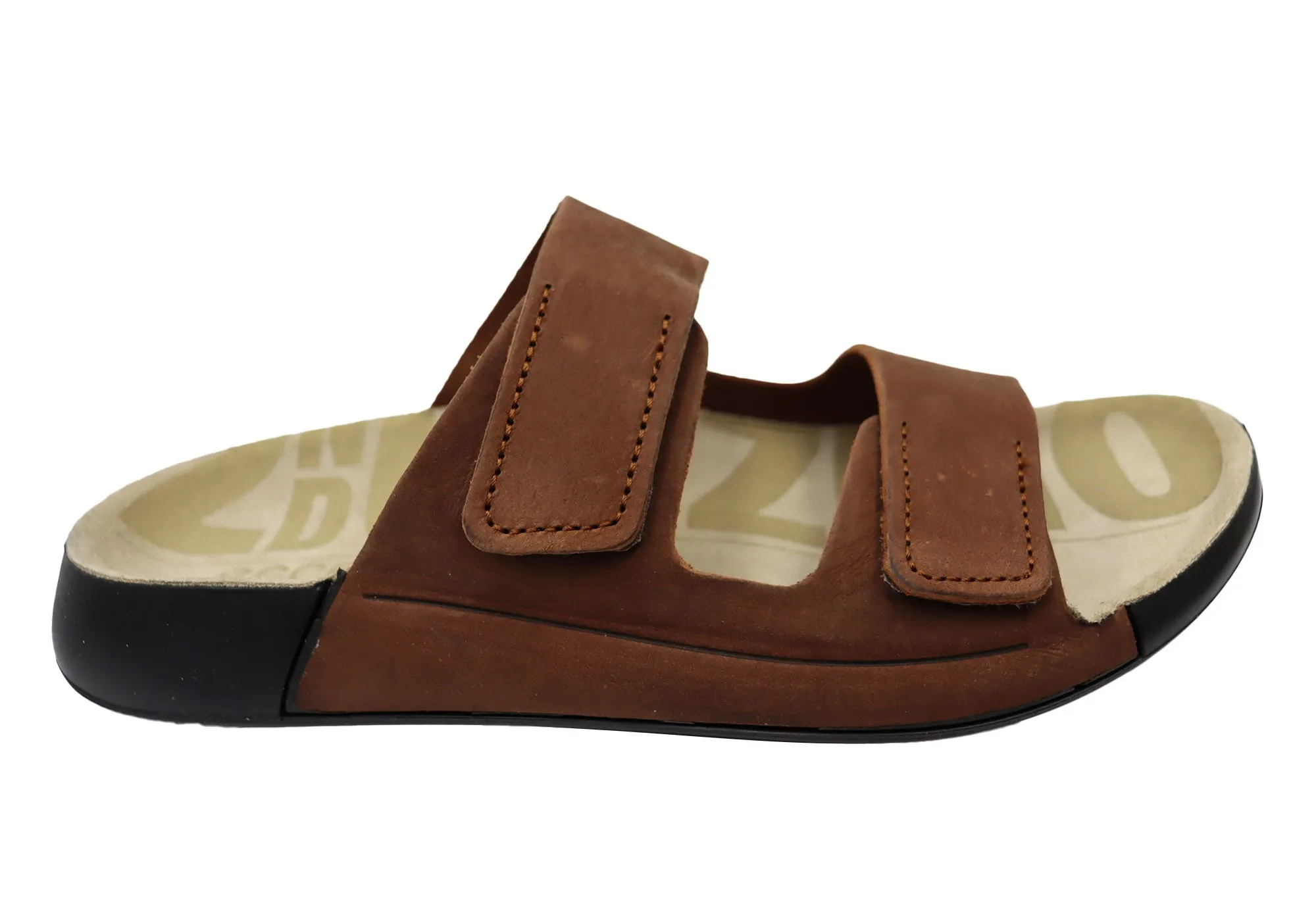 ECCO 2. Cozmo Damen Bequeme Leder 2-Riemen Riemchensandalen ECCO Schuhe