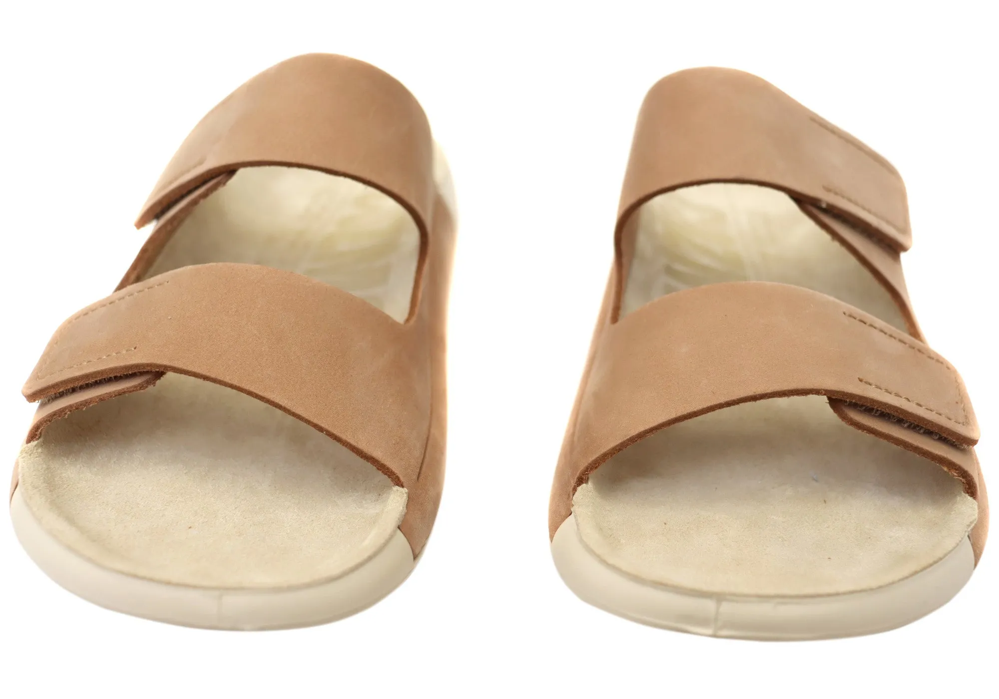 ECCO 2. Cozmo Damen Bequeme Leder 2-Riemen Riemchensandalen ECCO Schuhe