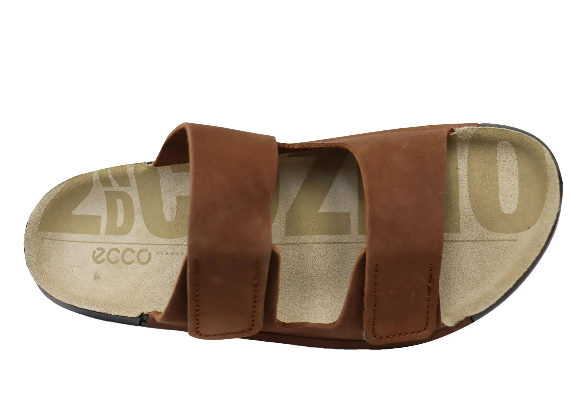 ECCO 2. Cozmo Damen Bequeme Leder 2-Riemen Riemchensandalen ECCO Schuhe