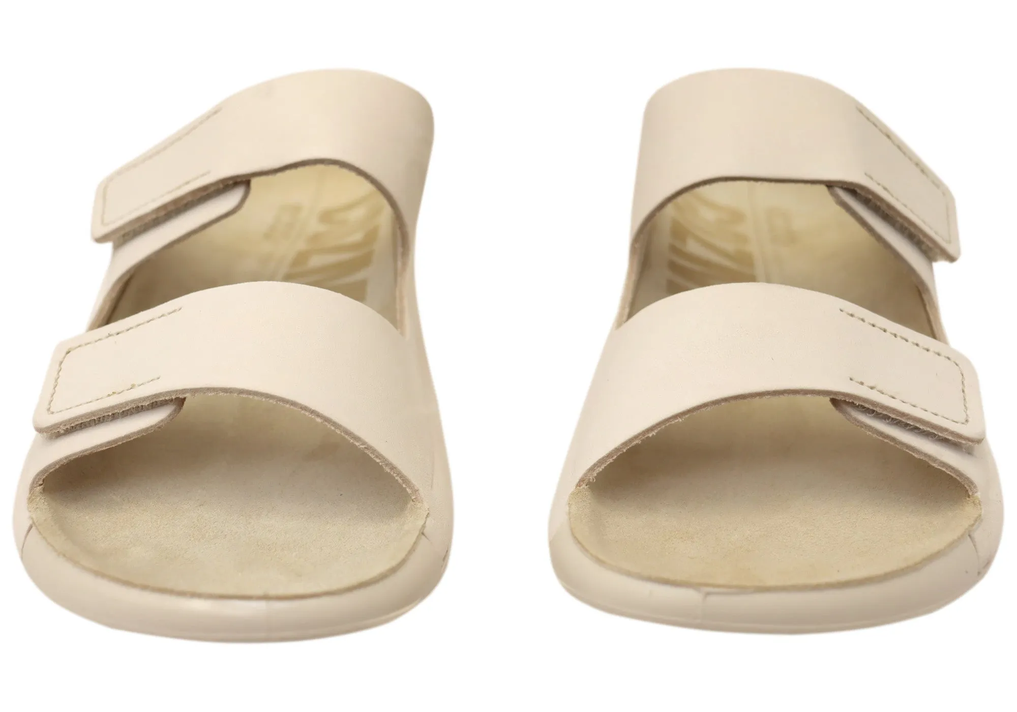 ECCO 2. Cozmo Damen Bequeme Leder 2-Riemen Riemchensandalen ECCO Schuhe