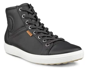 Ecco 430023-01001 Soft 7 Damen Leder Schnürstiefel Ecco Schuhe