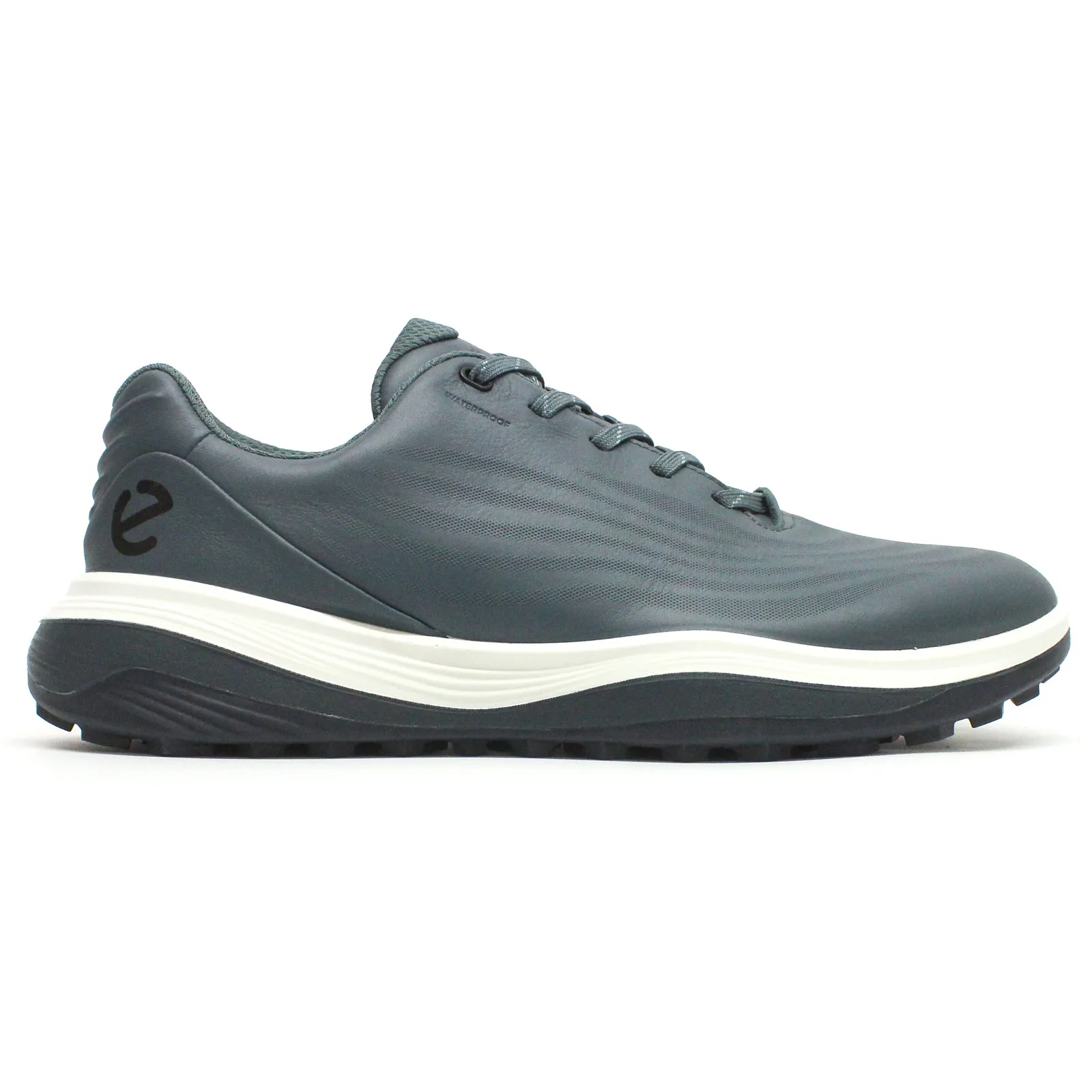 Ecco Golf LT1 Leder-Herren-Sneaker mit niedrigem Schaft