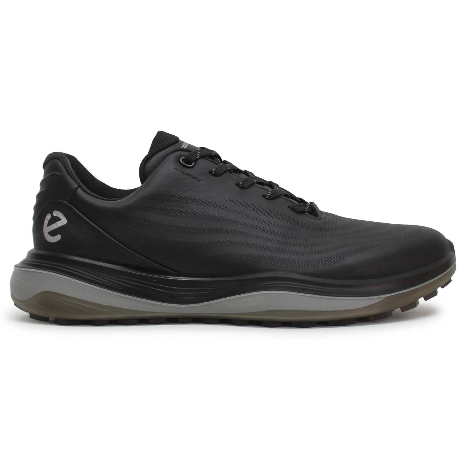 Ecco Golf LT1 Leder-Herren-Sneaker mit niedrigem Schaft