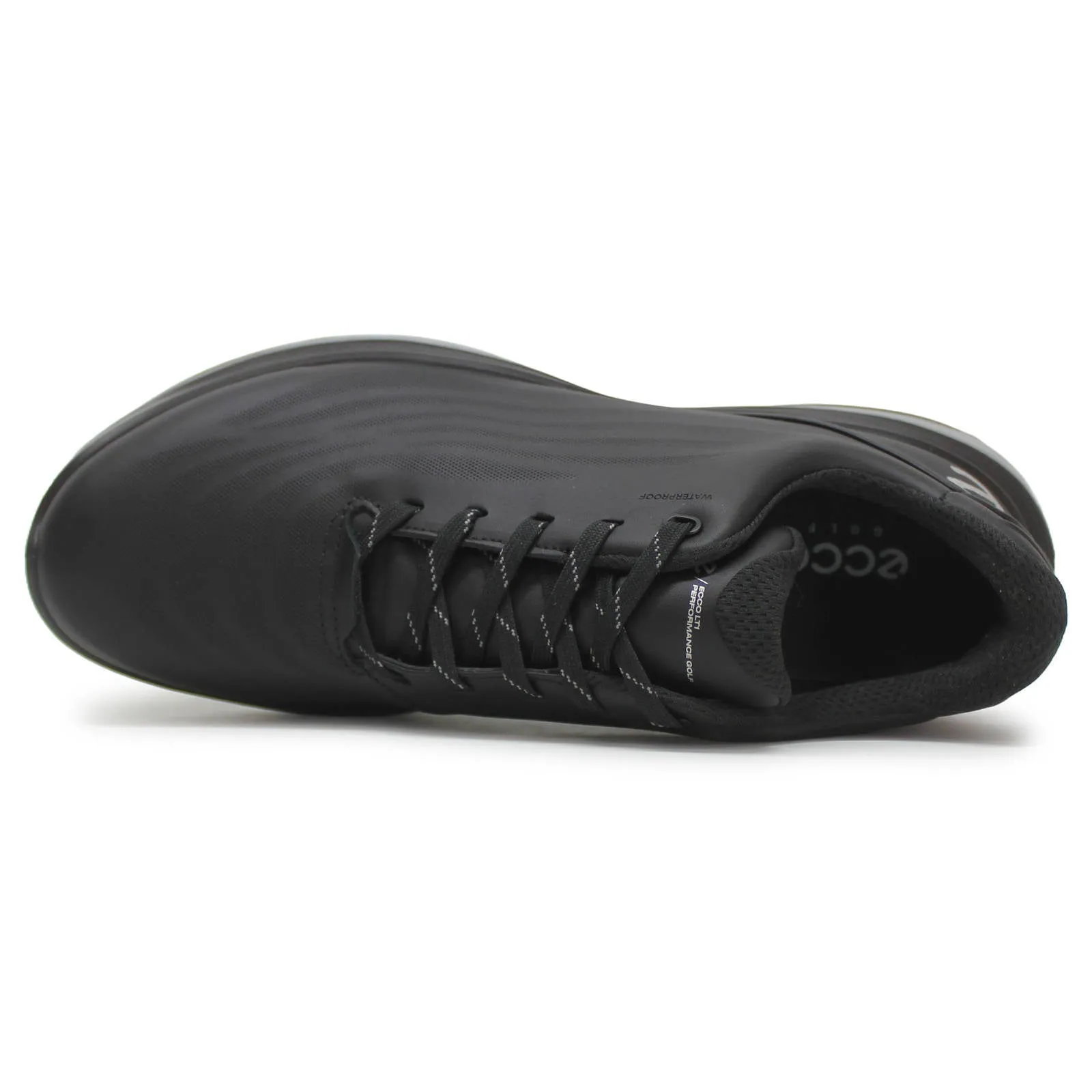 Ecco Golf LT1 Leder-Herren-Sneaker mit niedrigem Schaft