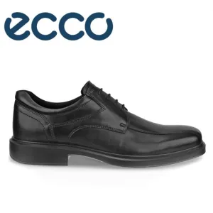 Ecco Helsinki Schwarze Schnürlederschuhe Schwarz