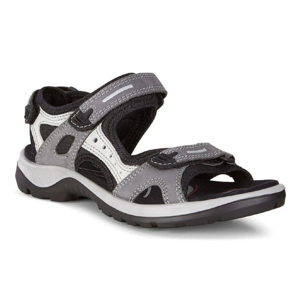 ECCO Damen 069563 Yucatan Sandale Road Titanium Leder