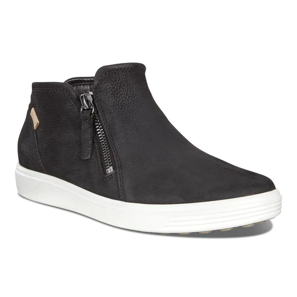 ECCO Damen 430243 Soft 7 Low Bootie Schwarz Buc