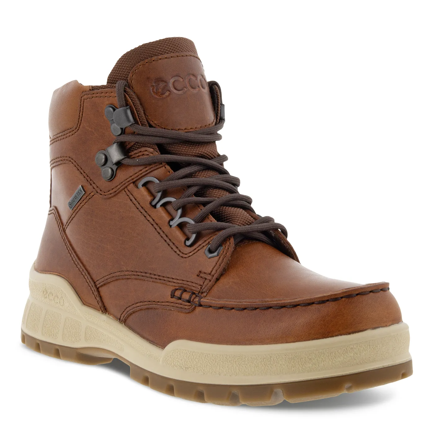 ECCO Damen Track 25 Moc Toe Schnürschuhe