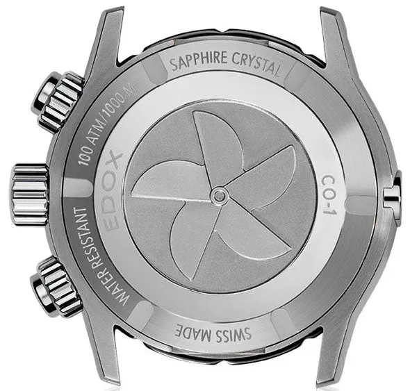 Edox Uhren Edox CO-1 Chrono Quarz Herrenuhr in Titan