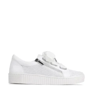 EOS Jovi Weiße Perforierte Lederschuhe_Eos