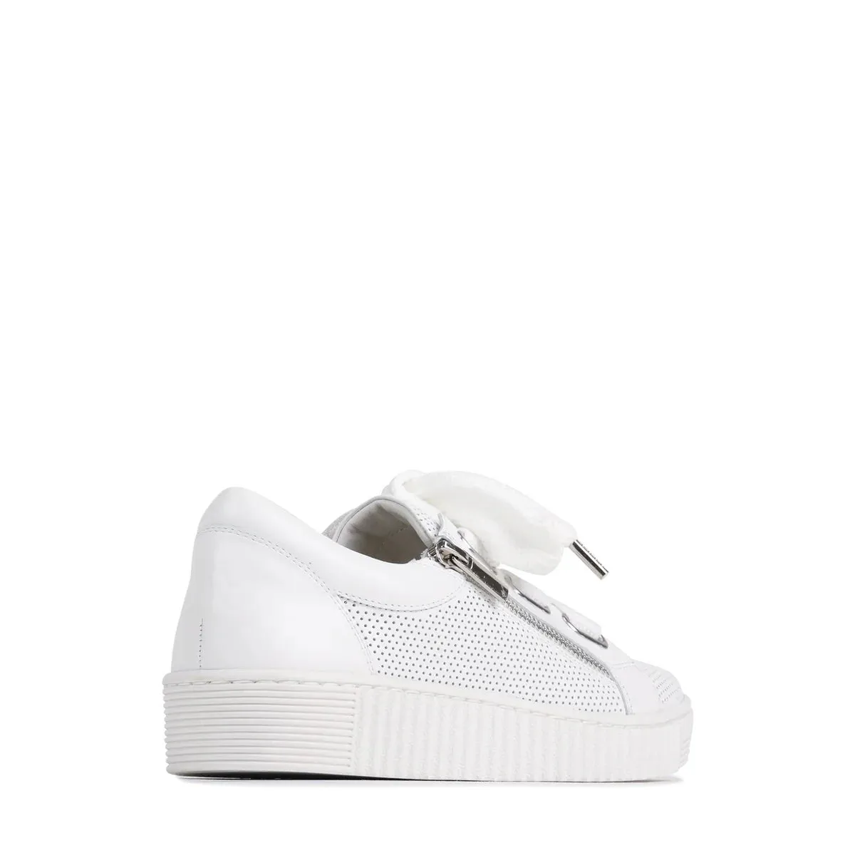 EOS Jovi Weiße Perforierte Lederschuhe_Eos
