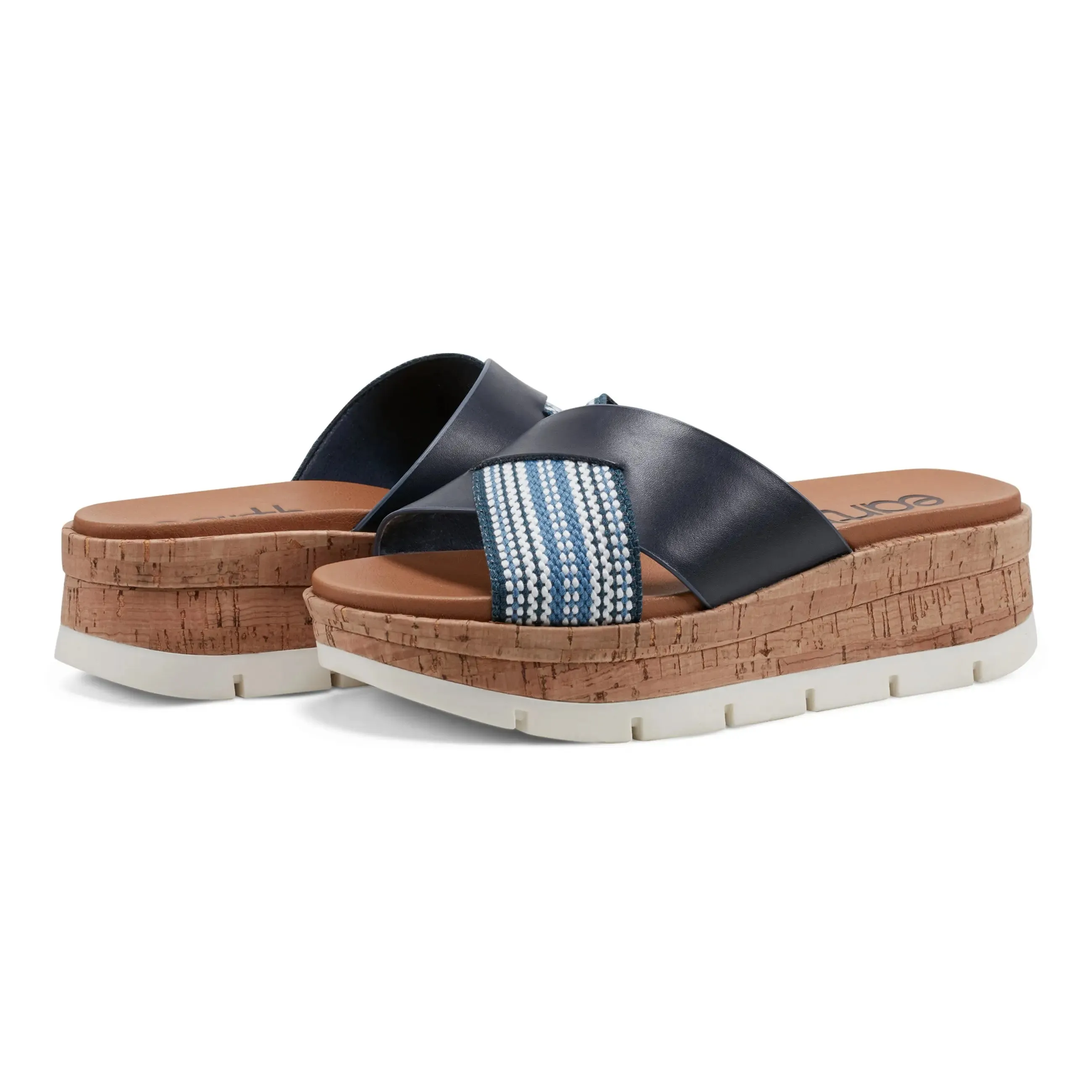 Finale Bequeme Slip-On Keilabsatz Plateausandalen