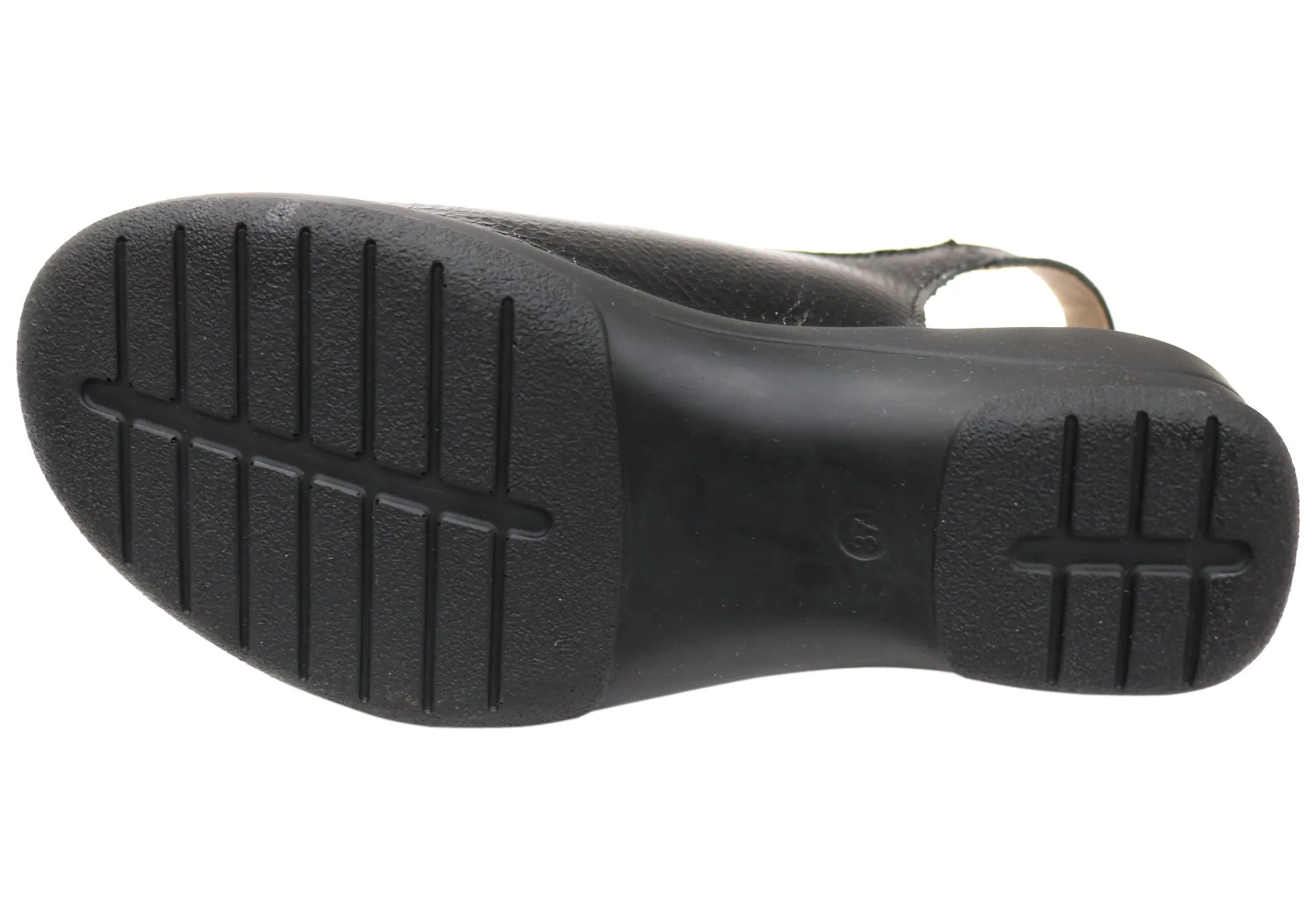 Flex & Go Mary Damen Bequeme Ledersandalen Hergestellt in Portugal Flex & Go Schuhe