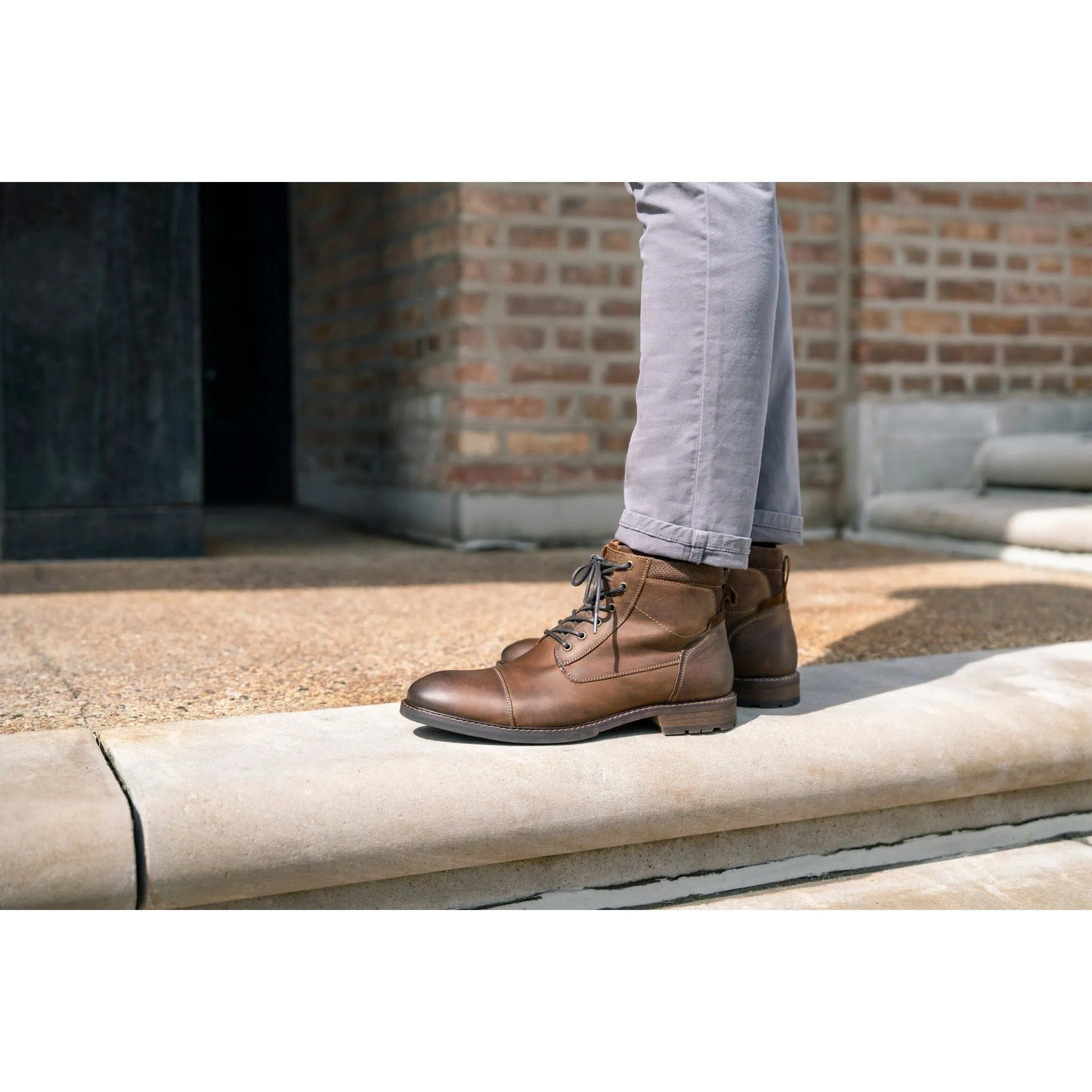 FLORSHEIM LODGE CAP TOE SCHNÜRSTIEFEL