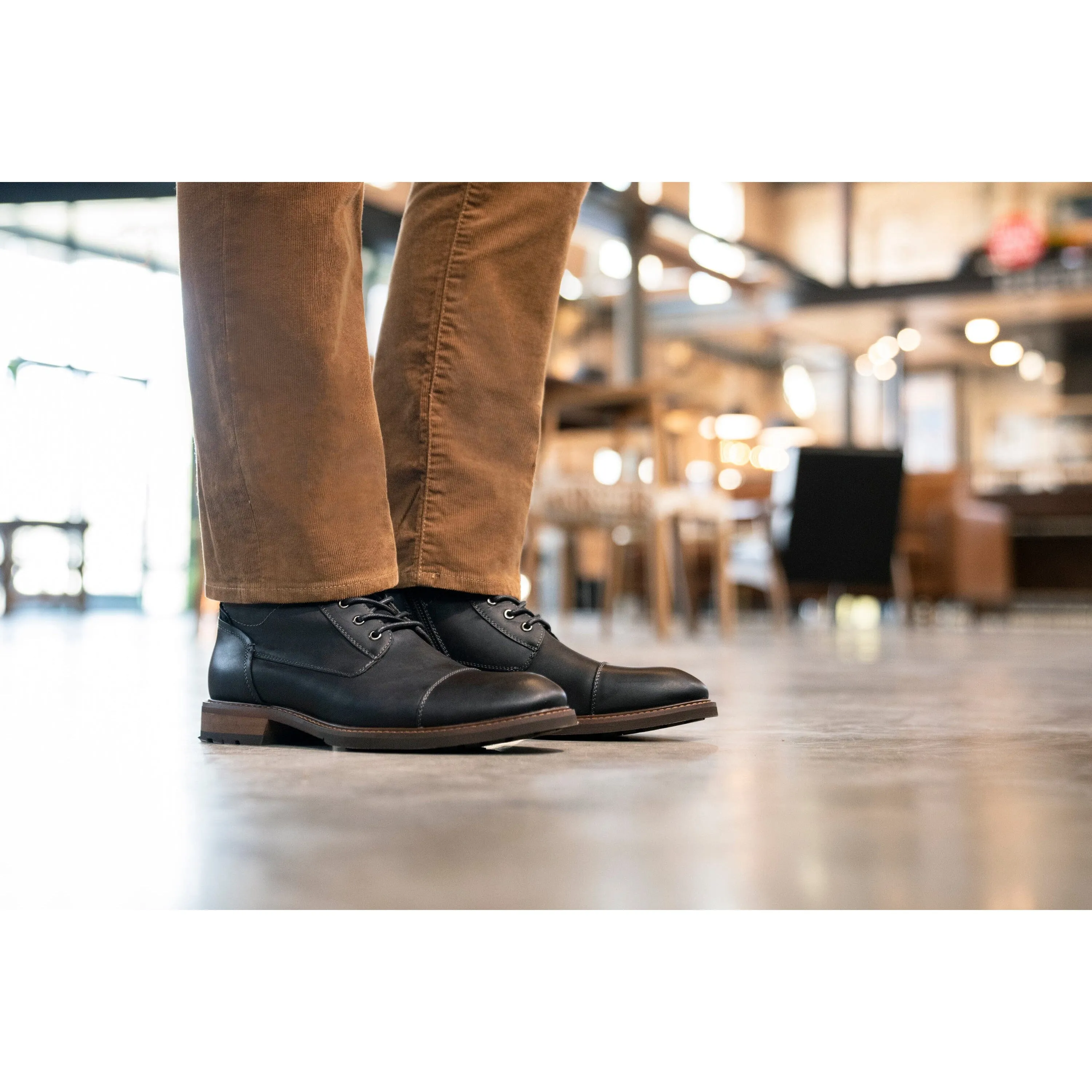 FLORSHEIM LODGE CAP TOE SCHNÜRSTIEFEL