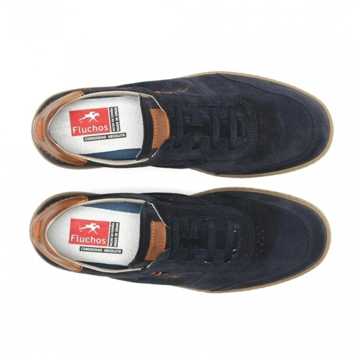 Fluchos Herren Leo Vitellini Marine Nubuck