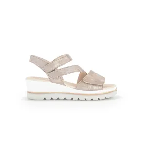 GABOR VIERTELSTRAPPE SANDALETTE - METALLIC