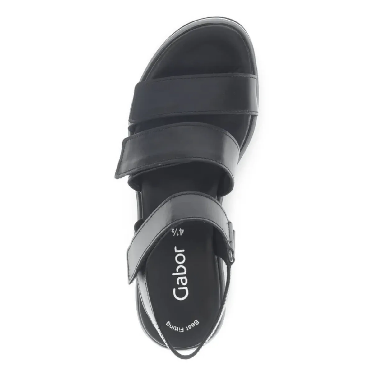 Gabor Damen 64.620.27 Schwarz Nappa Leder